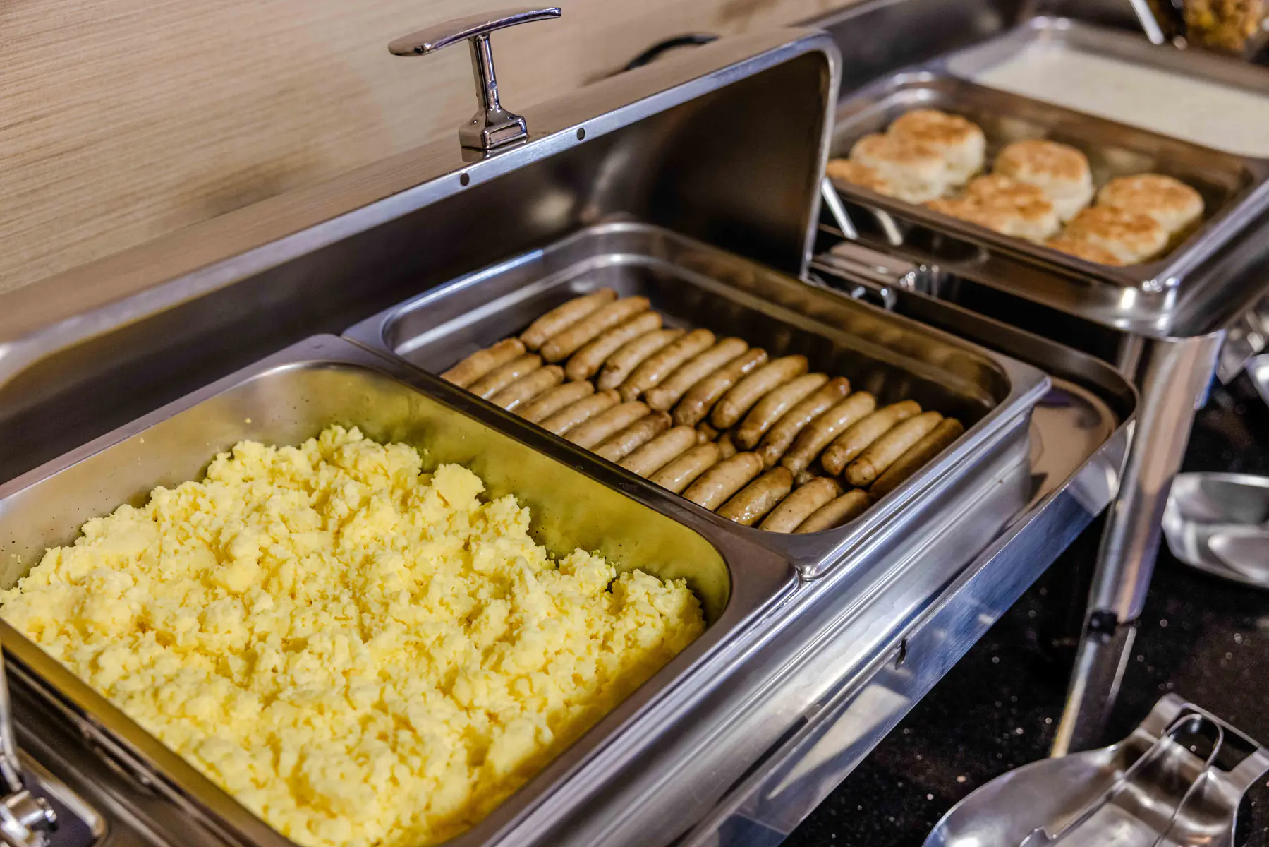 Eggs, Sausage, and Biscuits