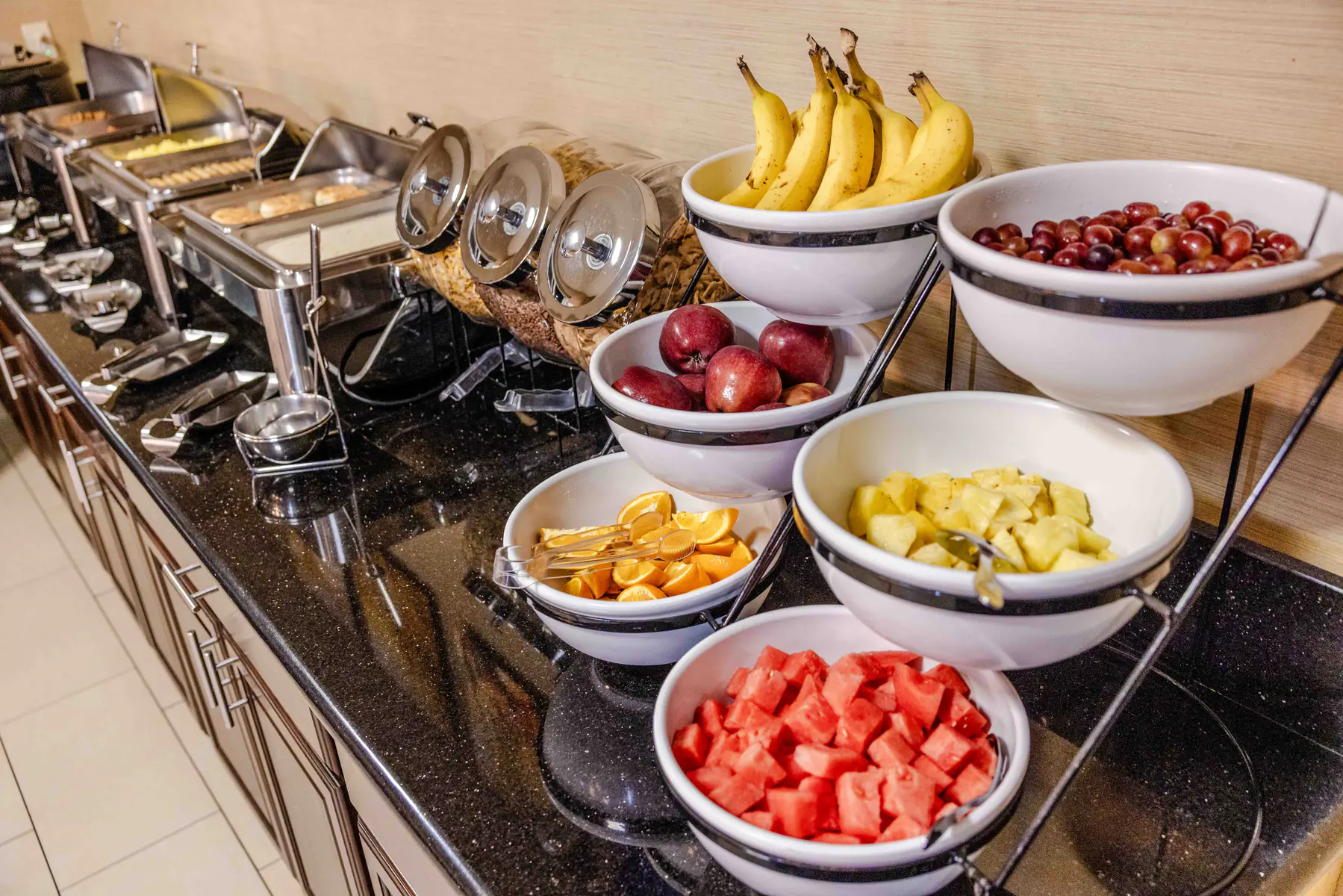 Fresh Fruit and Cereal